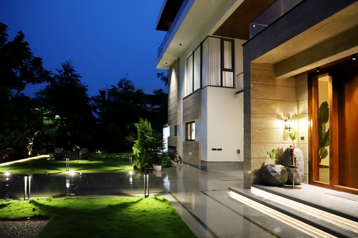 Illustrative contemporary residential villa, not an actual project